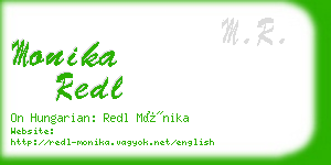 monika redl business card